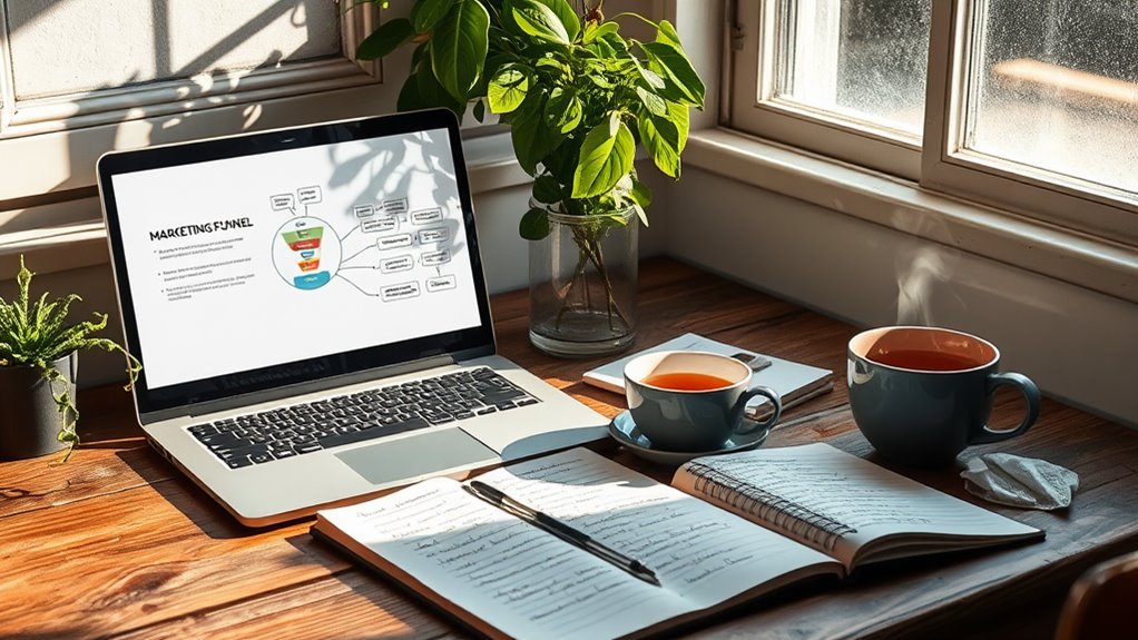 organic marketing funnel design