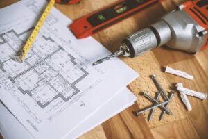 floor plan and tools