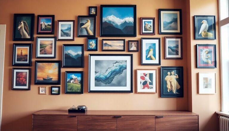 gallery wall layout guide