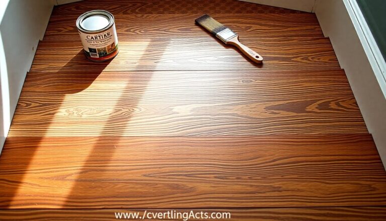 quick stair tread makeover